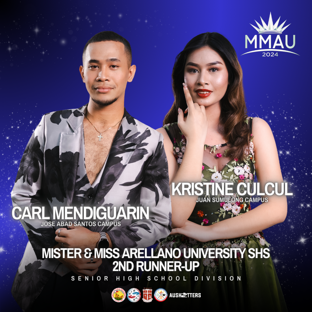 Mister and Miss Arellano University 2024 (SHS - 2nd Runner Up)