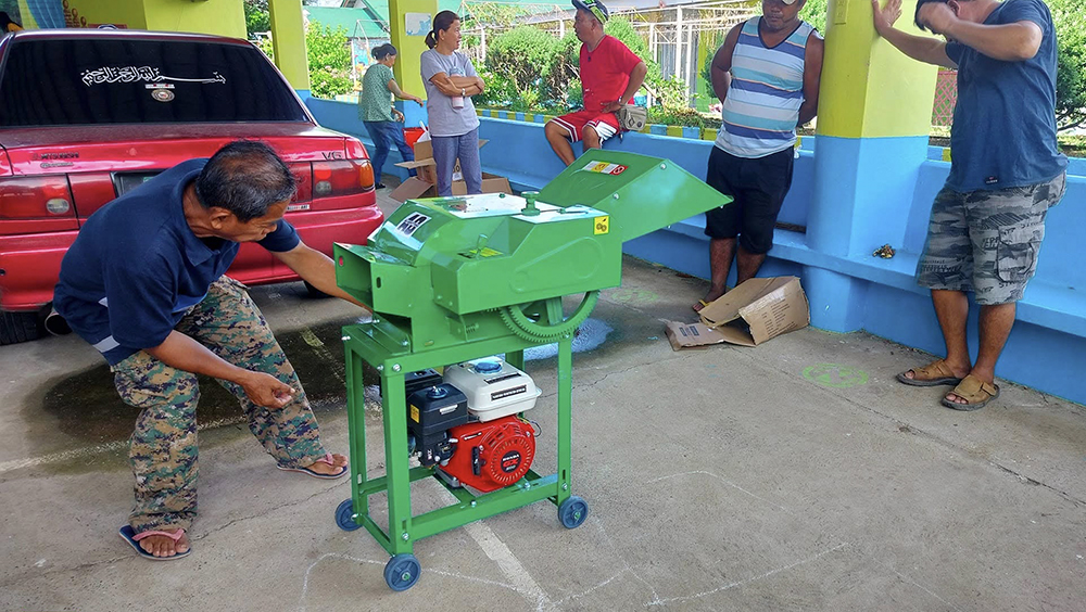 Arellano University donated a Chaff Cutter/Shredder Machine
