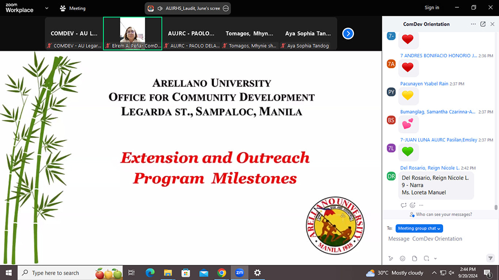 Community Development Orientation