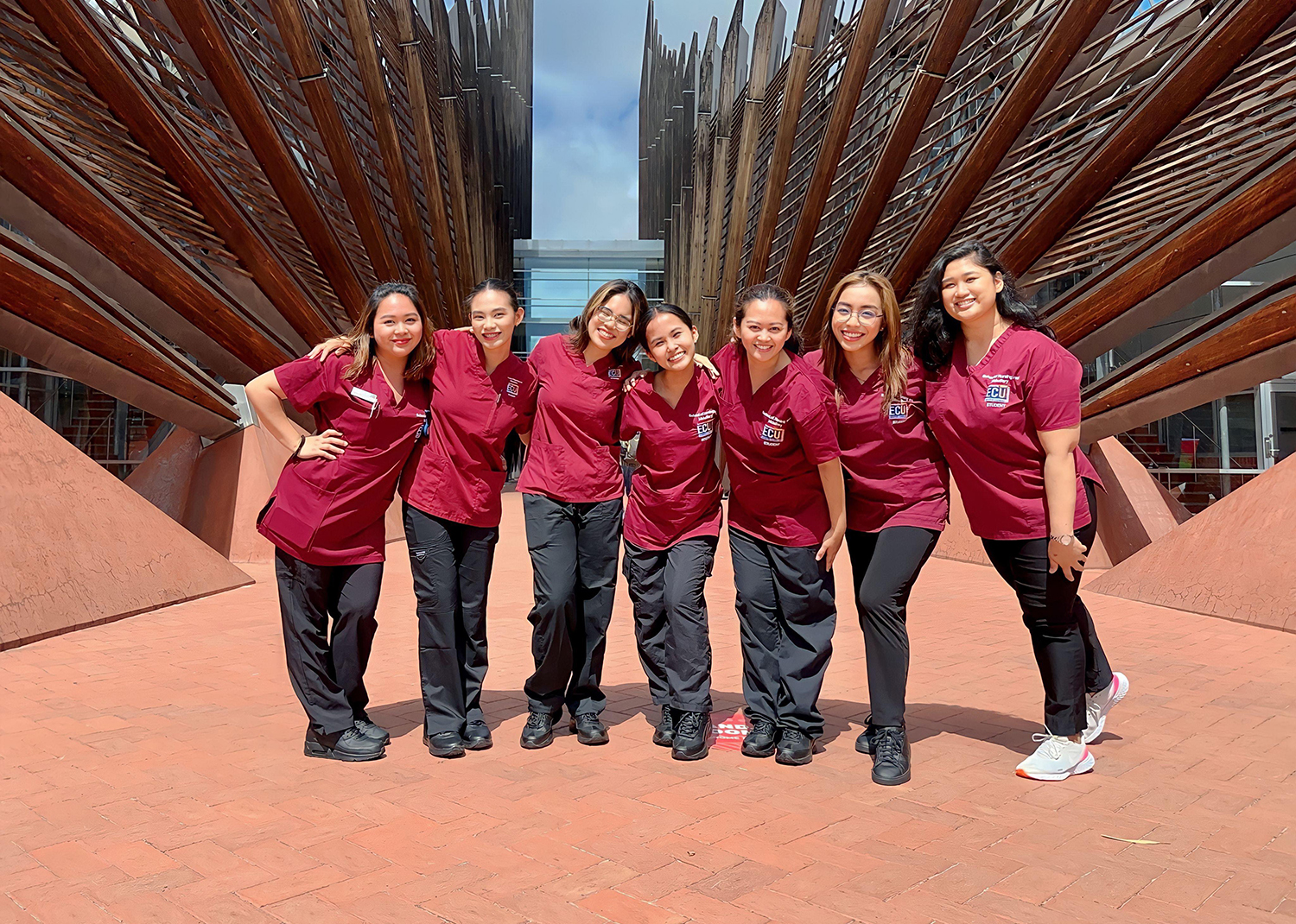 INP students at ECU Joondalup Campus