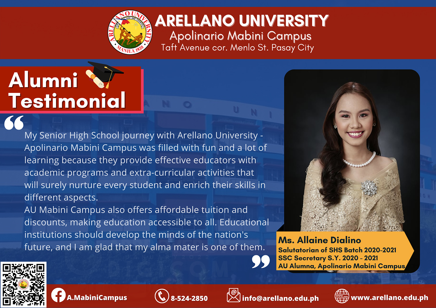 Ms. Allaine Dialino