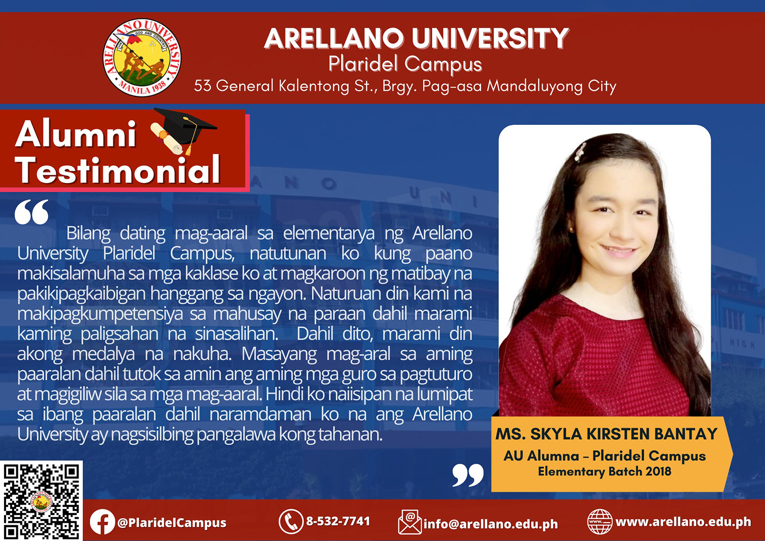 Ms. Skyla Kirsten Bantay