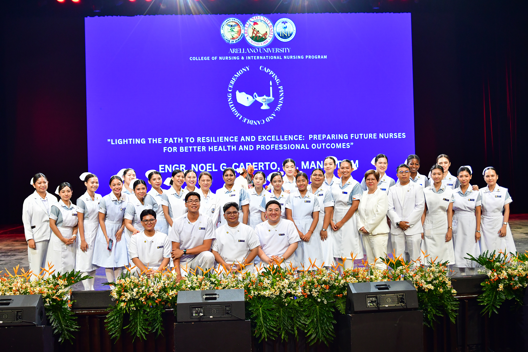 Arellano University Honors 539 Student Nurses at Capping and Pinning Ceremony