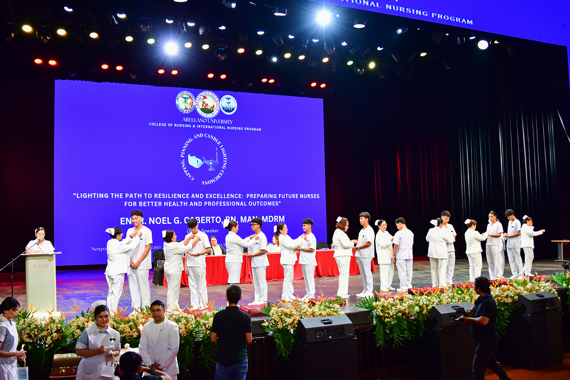Arellano University Honors 539 Student Nurses at Capping and Pinning Ceremony