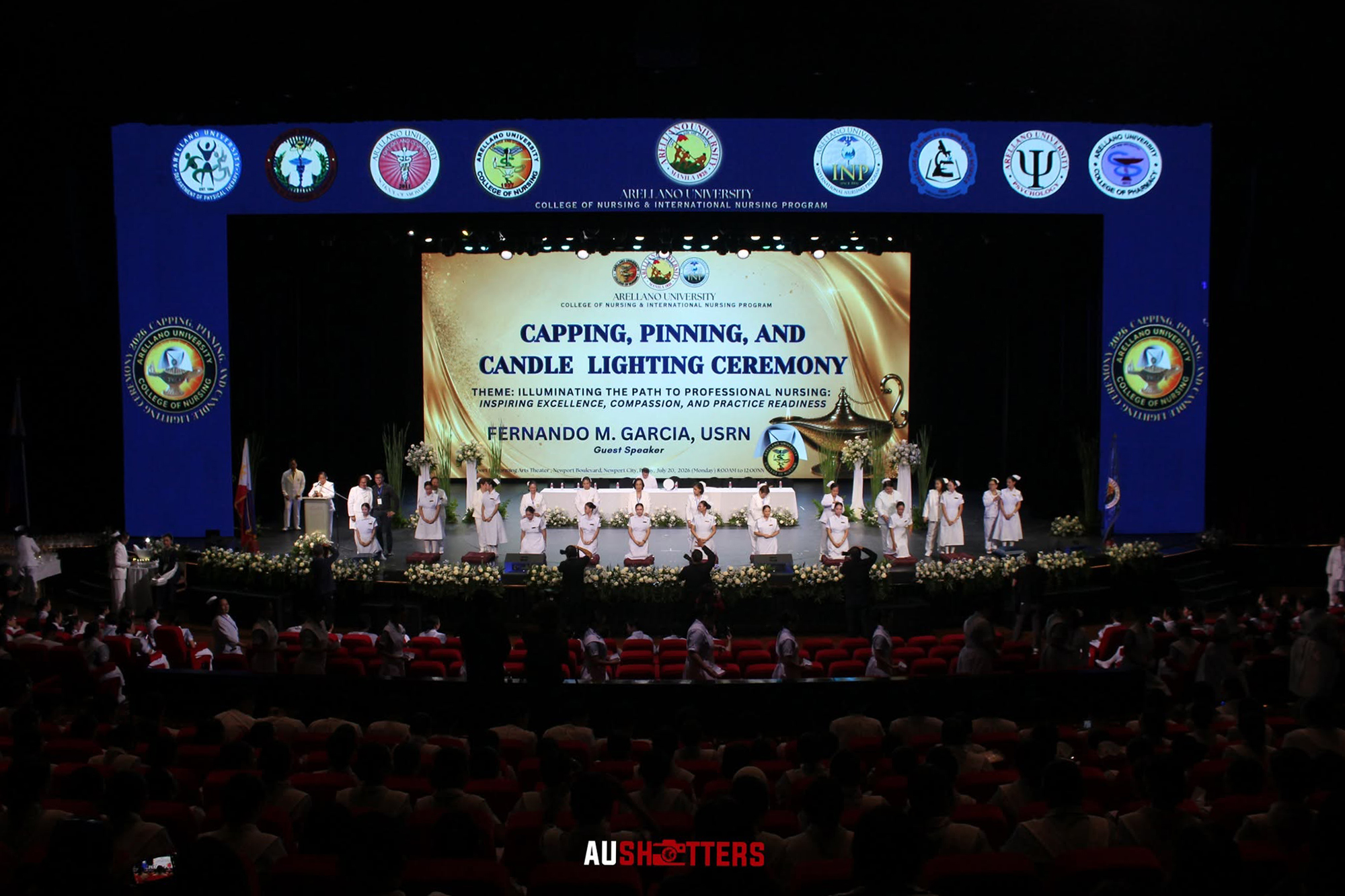 Arellano University’s Future Nurses Embrace Their Calling at the Capping, Pinning, and Candle Lighting Ceremony