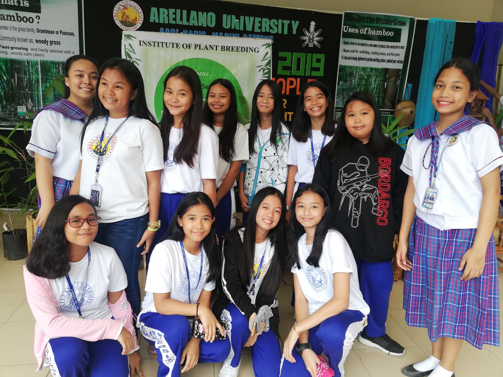 Celebration of World Bamboo Day in AU Mabini Campus led by the Junior HS Department.