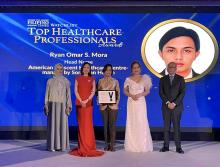 AU Nursing Alumnus Awarded "Top Healthcare Professional Award" in United Arab Emirates